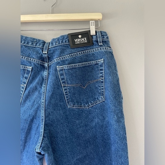 [36] Versace Couture Men’s True Vintage Medium Wash Straight Leg Denim Jean - Picture 1 of 15